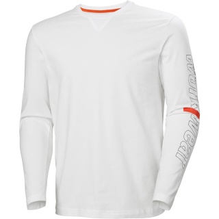 Helly Hansen Logo Longsleeve White